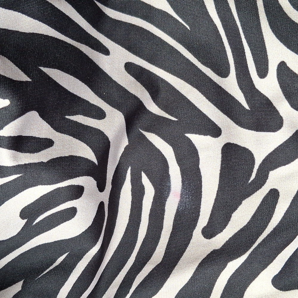 Beach Riot Celine One-Piece Swimsuit Zebra Print M *FLAW* - Picture 11 of 12